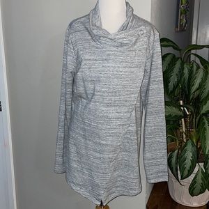 Danskin French Terry Cowl Neck Top/Jacket - XL